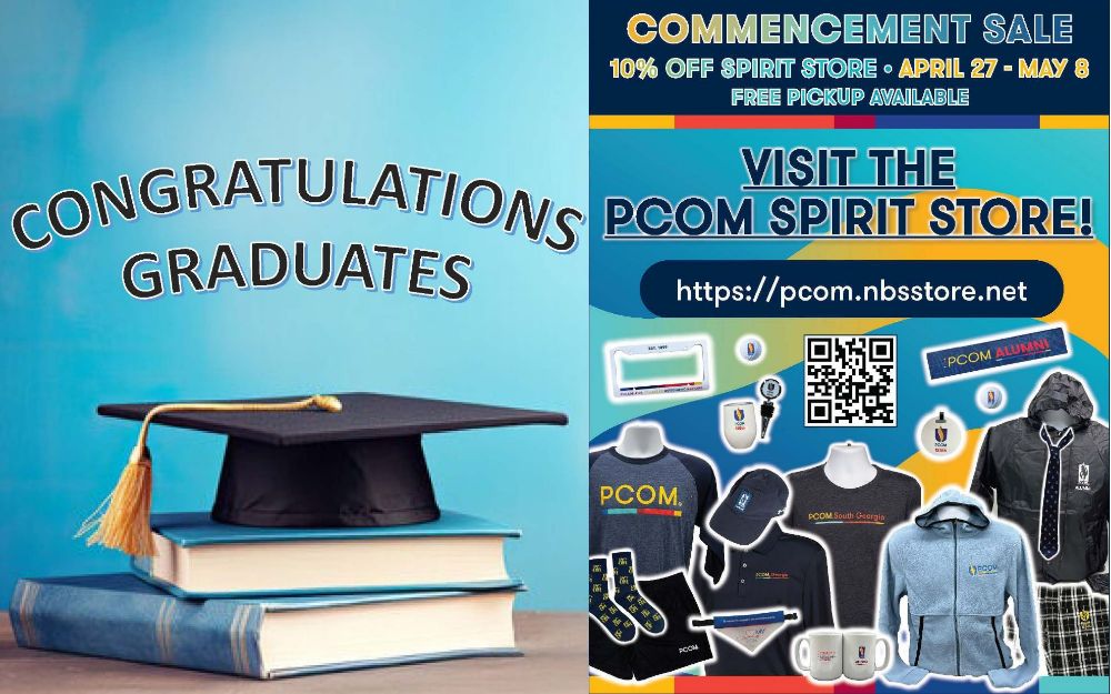 Commencement Sale Congrats Graduates April 27th- May 8th